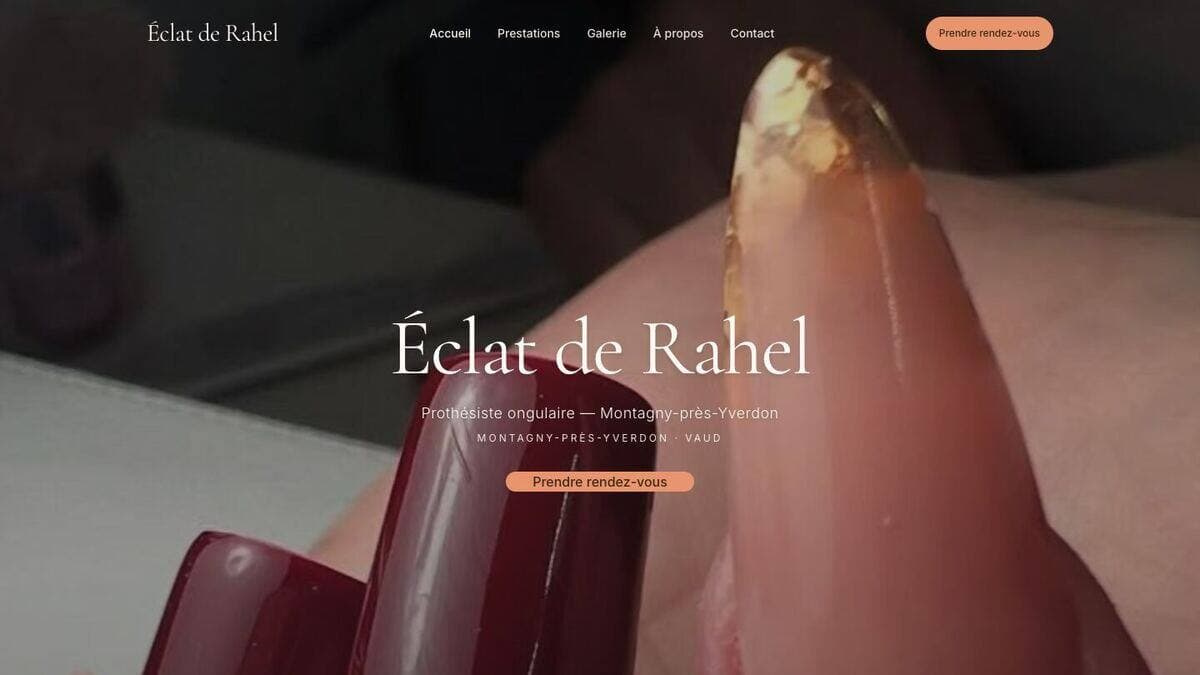 Aperçu du site Éclat de Rahel