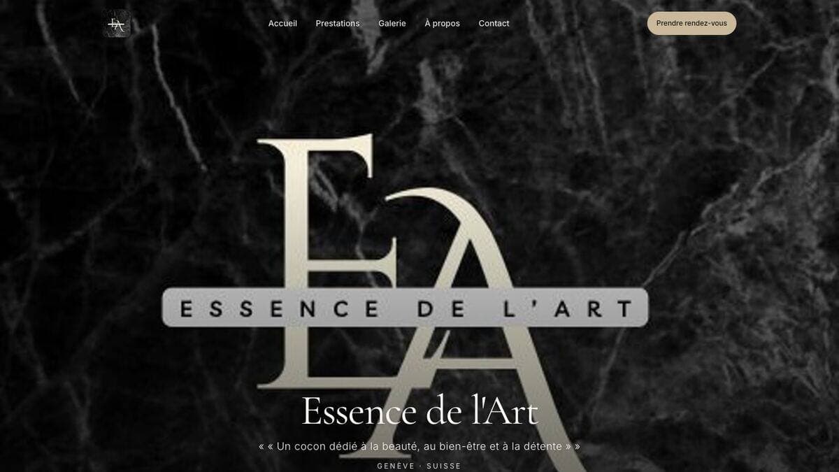 Aperçu du site Essence de l'Art