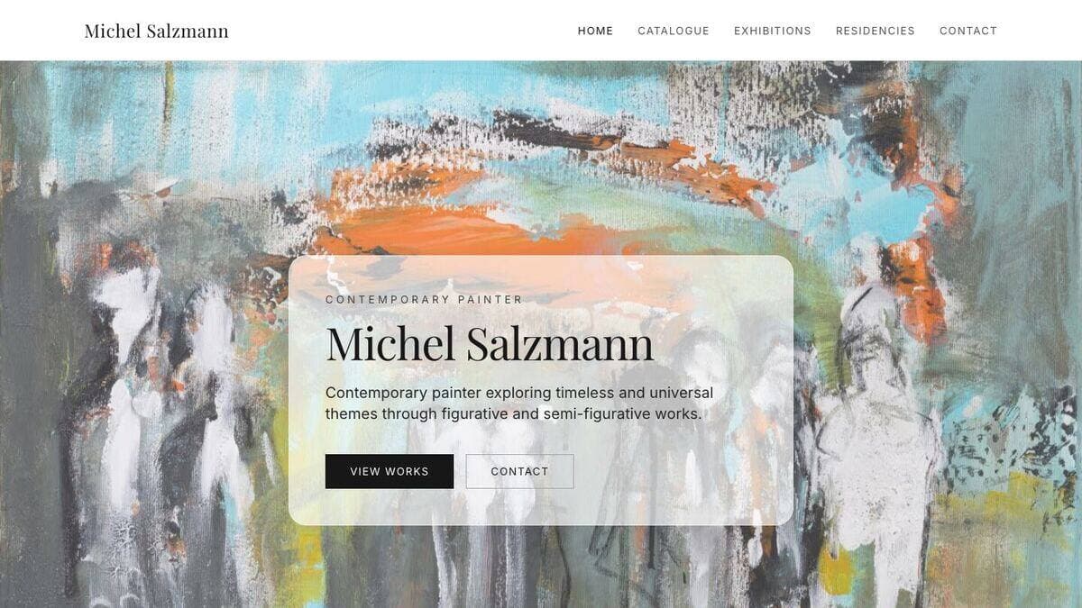 Aperçu du site Michel Salzmann