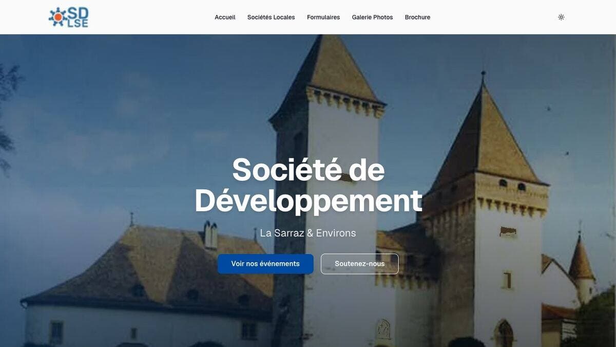 Aperçu du site SDLSE